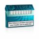 An open pack of IQOS Terea Turquiose sticks